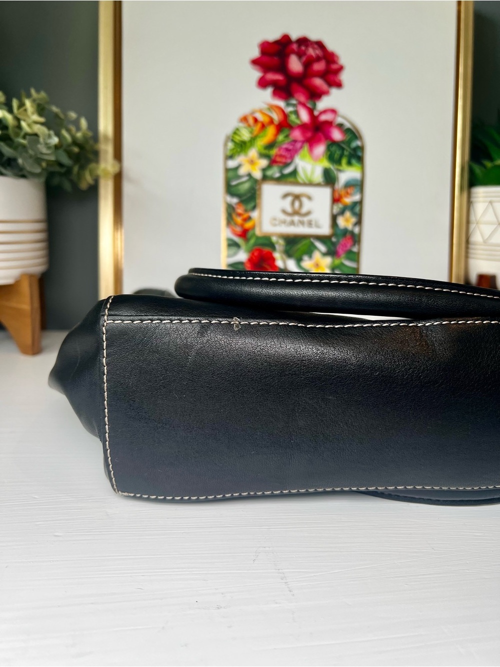 Kate Spade Front Pocket Quinn Tote in Black Leather with COA - Picture 13 of 16
